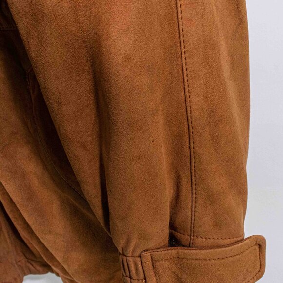 Loro Piana Deerskin Suede Leather Jacket Coat Made in Italy - Picture 11 of 16